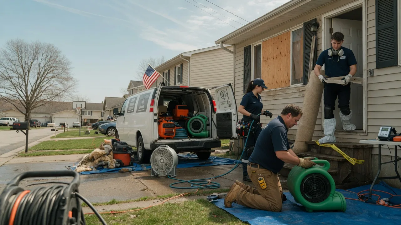 Water Damage Restoration in Urbana, IL near me